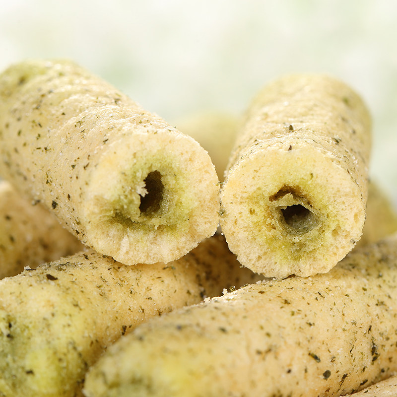 零食台湾进口北田蒟蒻糙米卷海口味160g粗粮膨化食品