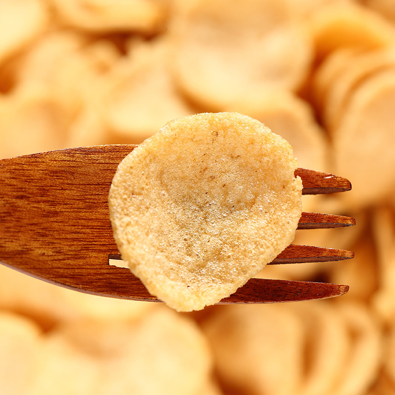 泰国进口零食manora玛努拉蟹片香酥原味蟹饼木薯片罐装100g1120