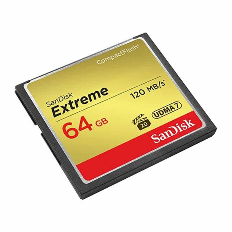 包邮sandisk闪迪cf64g800xcf卡64g120ms单反相机内存卡