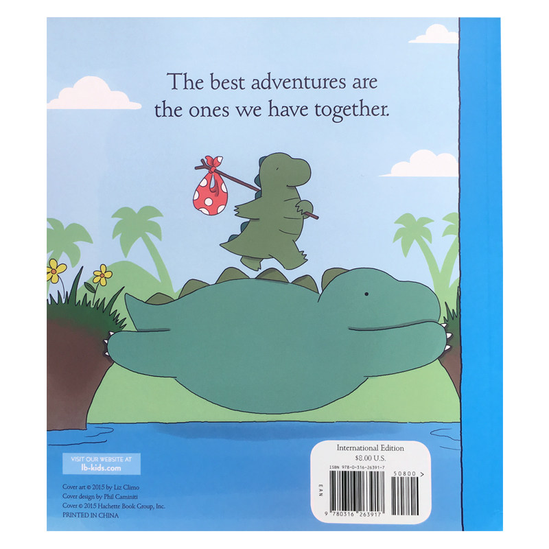 the dinosaur:me and my dad 恐龙罗里:我和爸爸 liz climo 儿童绘本