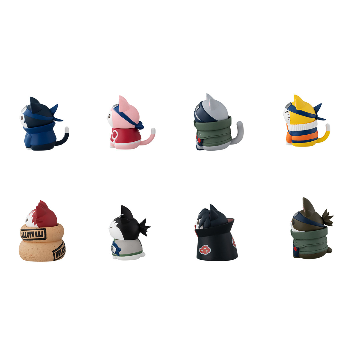 现货日本正版megahouse火影忍者木叶村愉快忍者猫咪盒蛋盒蛋