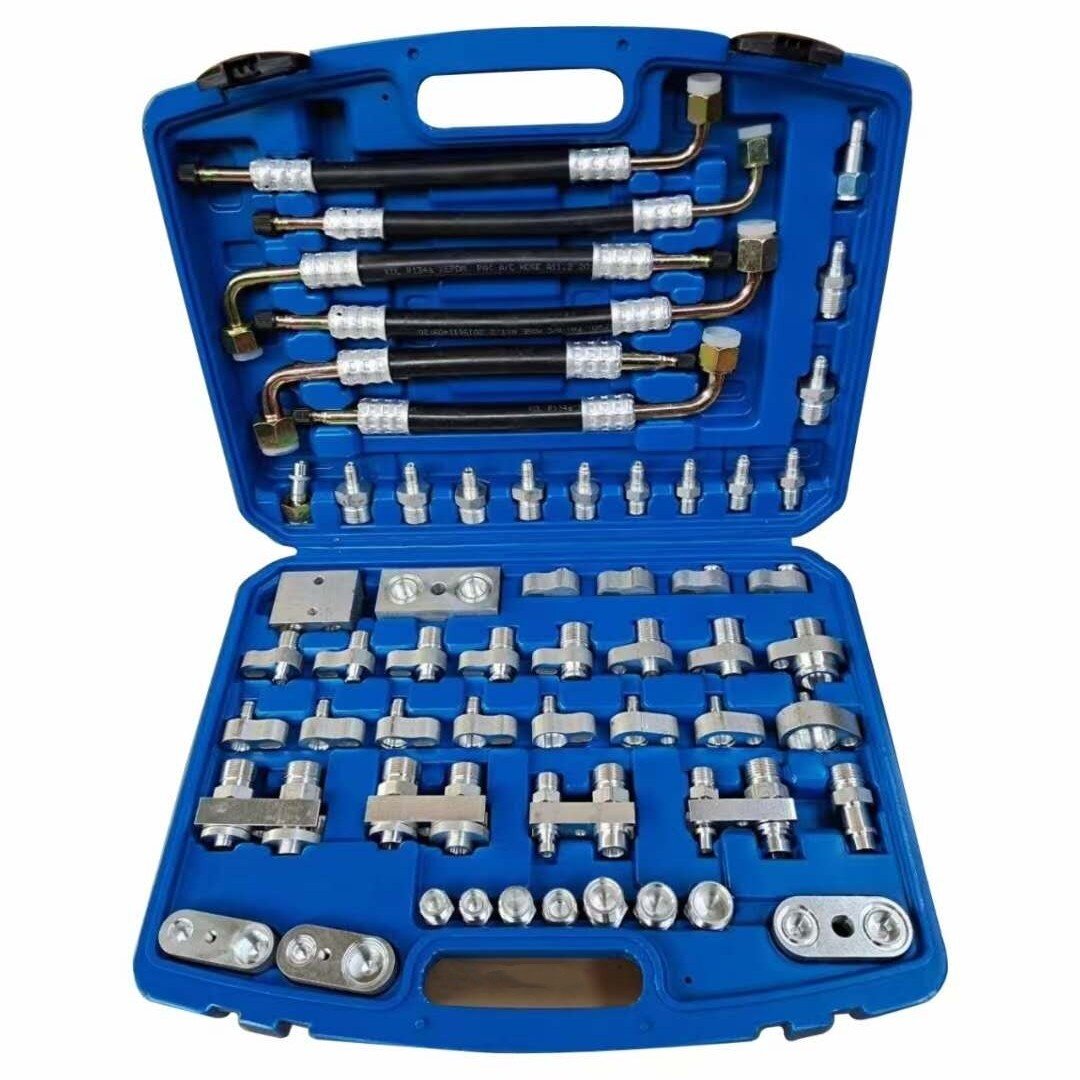 汽车空调维修检漏工具箱工程车挖掘机微型型车大货车测试维修工具箱