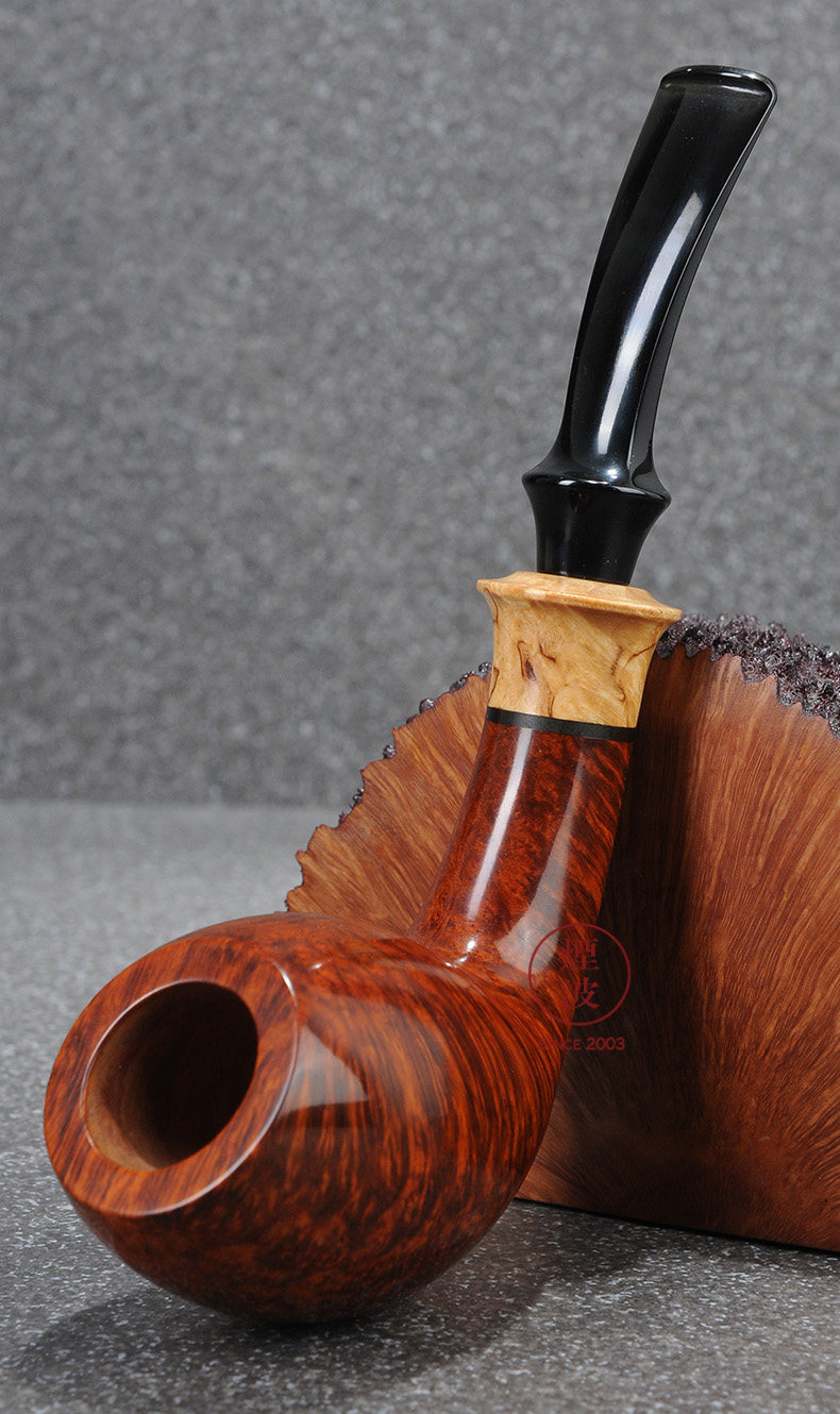 烟波★丹麦 kent rasmussen 三星级 手工 进口石楠木 烟斗 烟具