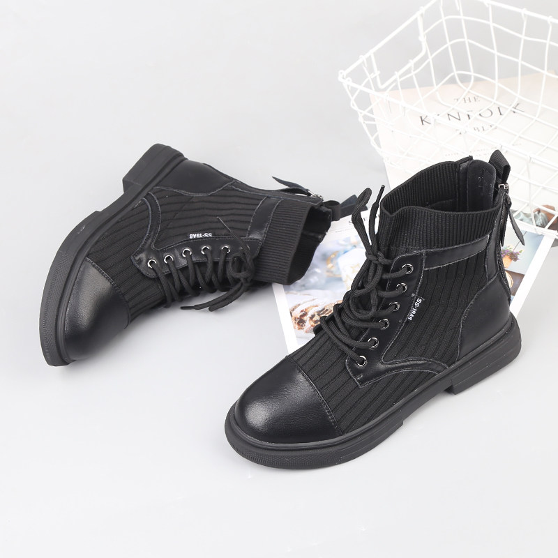 大淘人折扣商城 鞋子 大码女鞋41一43短靴女真皮秋季新款2020潮款大号