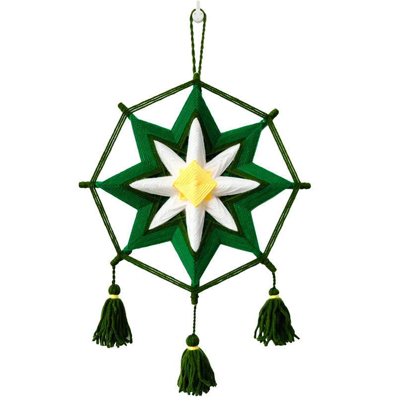 雏菊丨绕线曼达拉毛线手工编织制作diy材料diy编织材料包