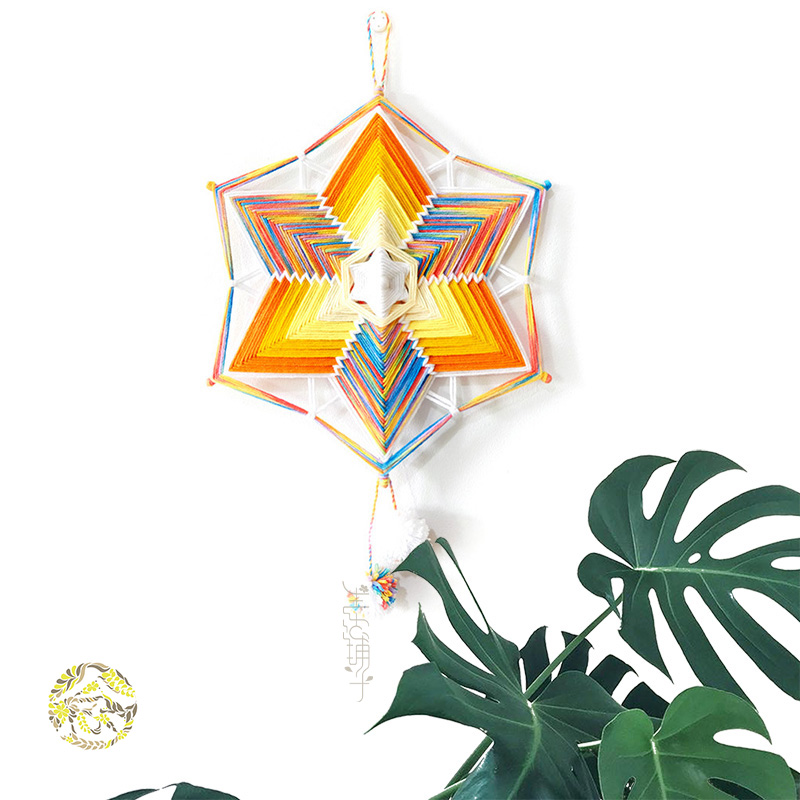 初丨绕线曼达拉 入门手工编织设计diy材料包ins风墙壁挂装饰 包邮