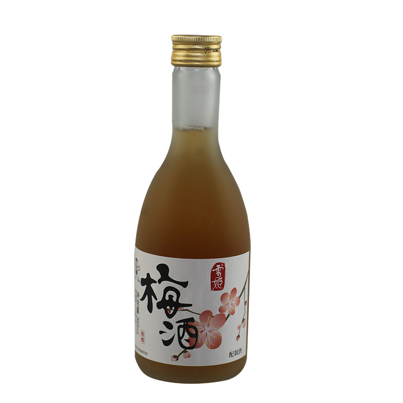 梅酒梅子坂町日式雪姬日本清酒355ml4瓶装包邮料酒