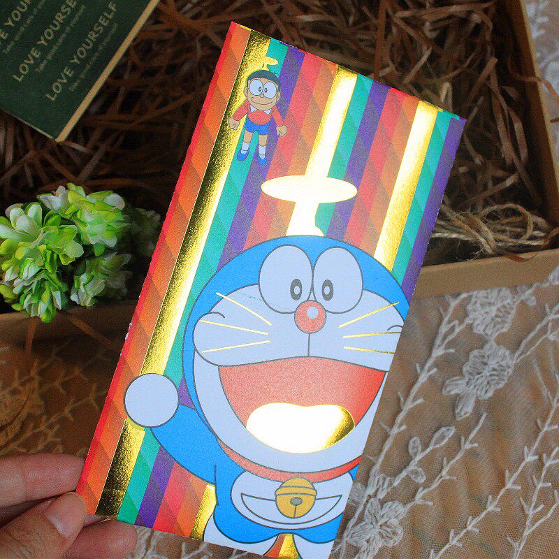 24个红包创意哆啦机器猫卡通特色新年原创礼金红包