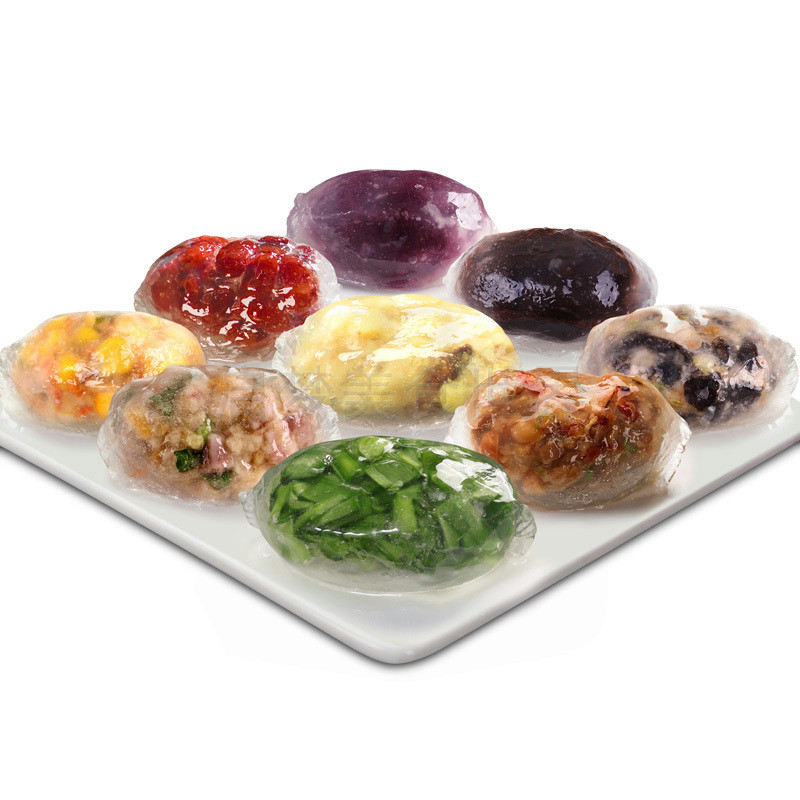 点心水晶饺子港式早茶休闲潮汕粉粿450g10个传统中式糕点