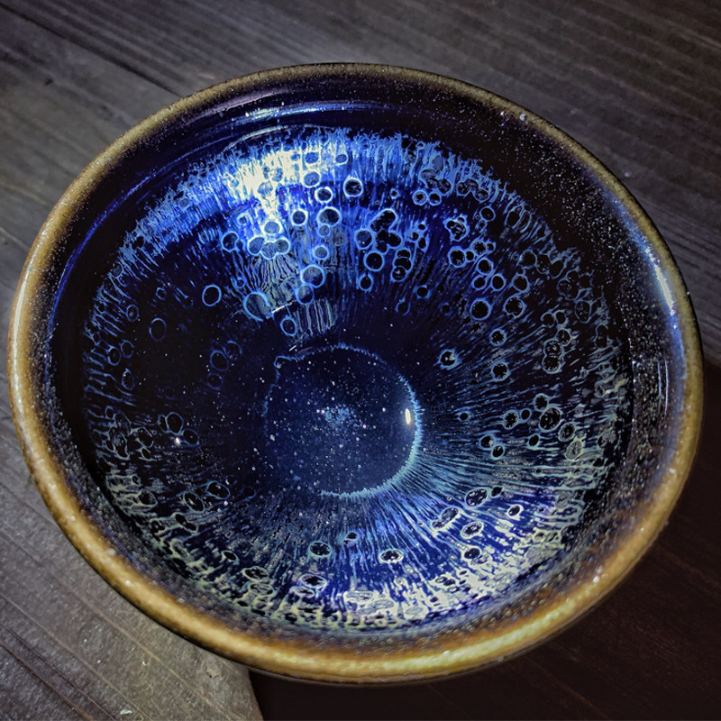 建阳建盏茶具手工单杯曜变茶盏主人直播专用建盏