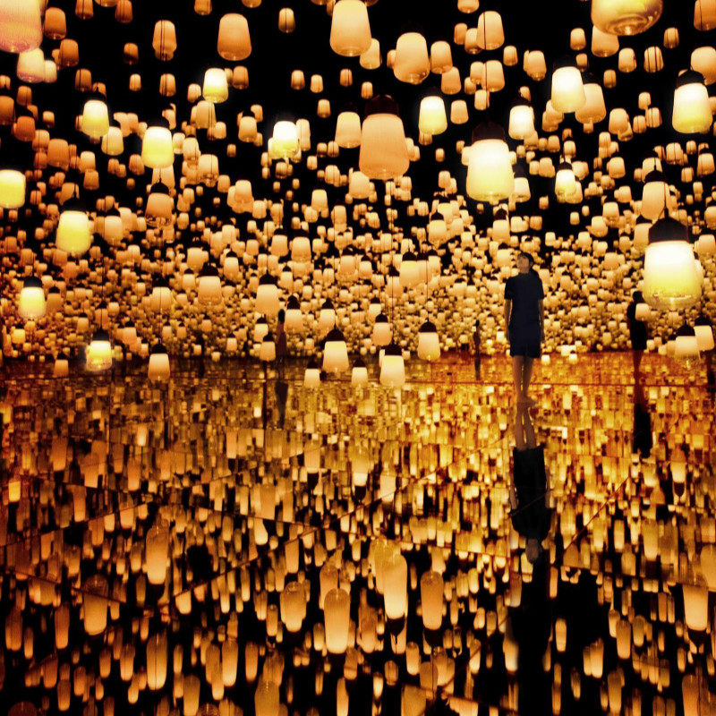 无界美术馆epsonteamlab上海网红展览动漫游戏展