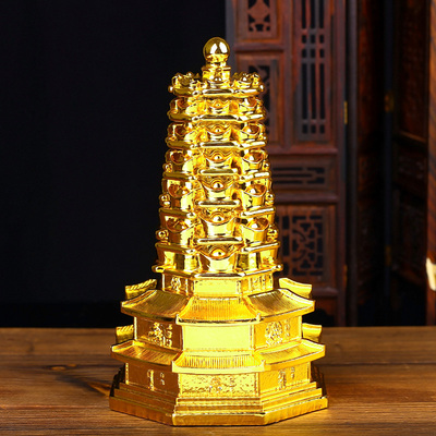 开光2020鼠年极上金多宝摆件大文昌塔金元宝吉祥物铜太岁塔化太岁