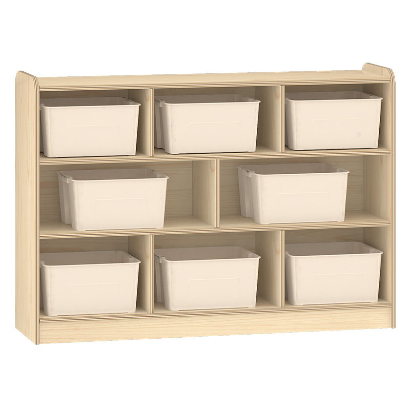 幼儿园建构区玩具儿童儿童书书架收纳转角分区教具儿童储物架