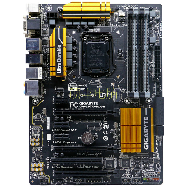 gigabyte技嘉gaz97xud3h超耐耐久atx主板支持1150针i7主板