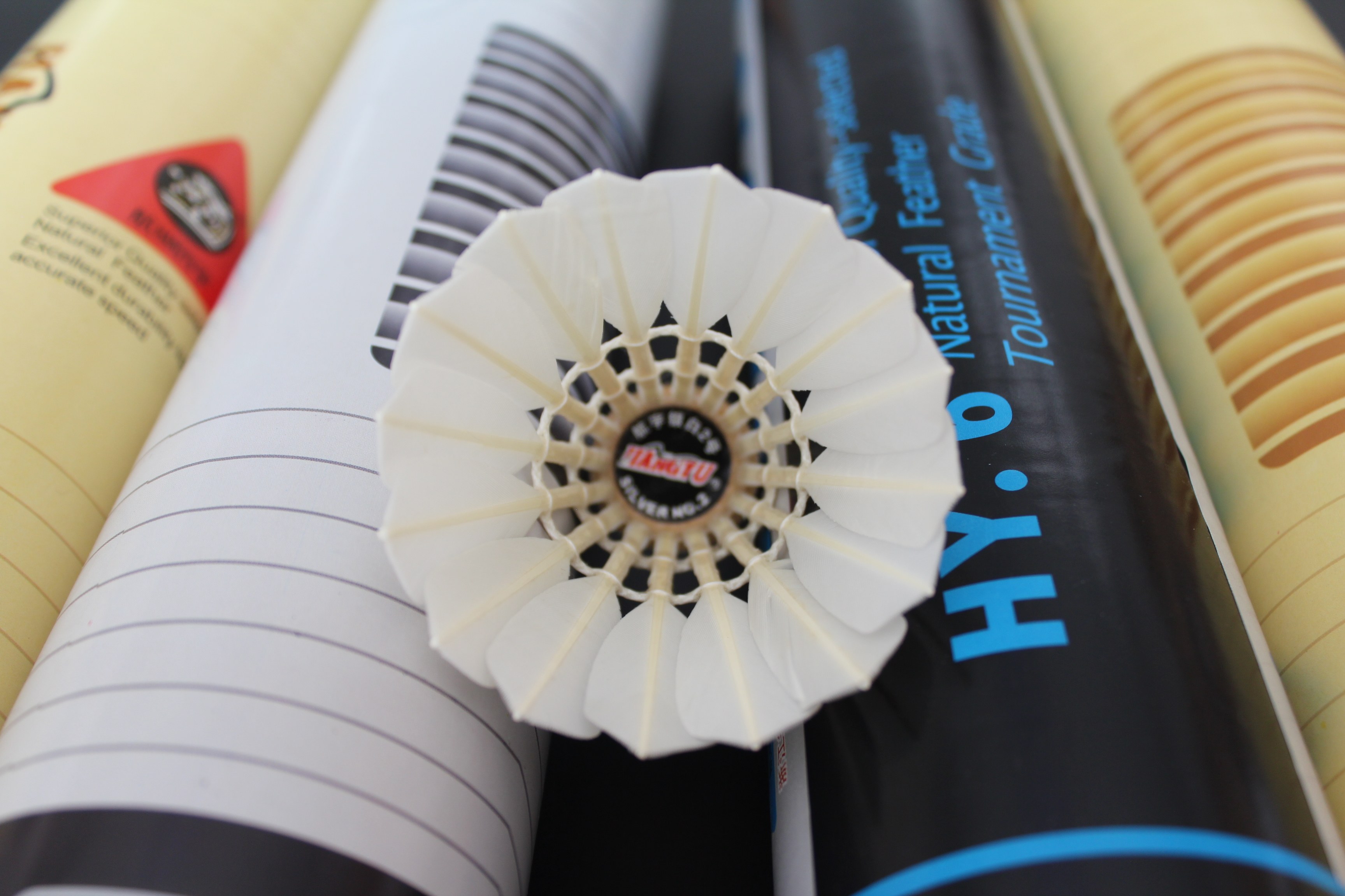 航宇银白2号羽毛球稳定耐打比赛训练12只俱乐部羽毛球