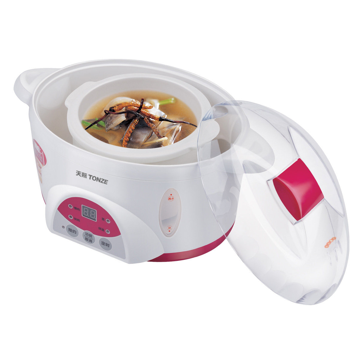 tonze/天际 dgd10-10qwg隔水电炖盅宝宝煮粥煲汤电炖锅蒸预约bb煲