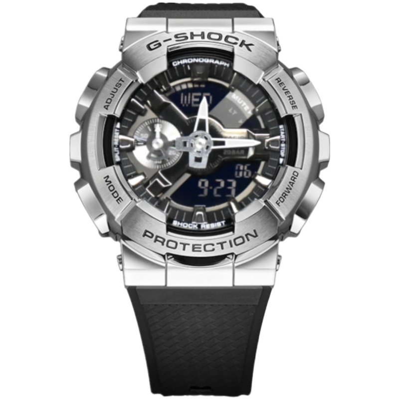卡西欧g-shock金属时尚防水运动男生手表gm-110-1a110b日韩腕表