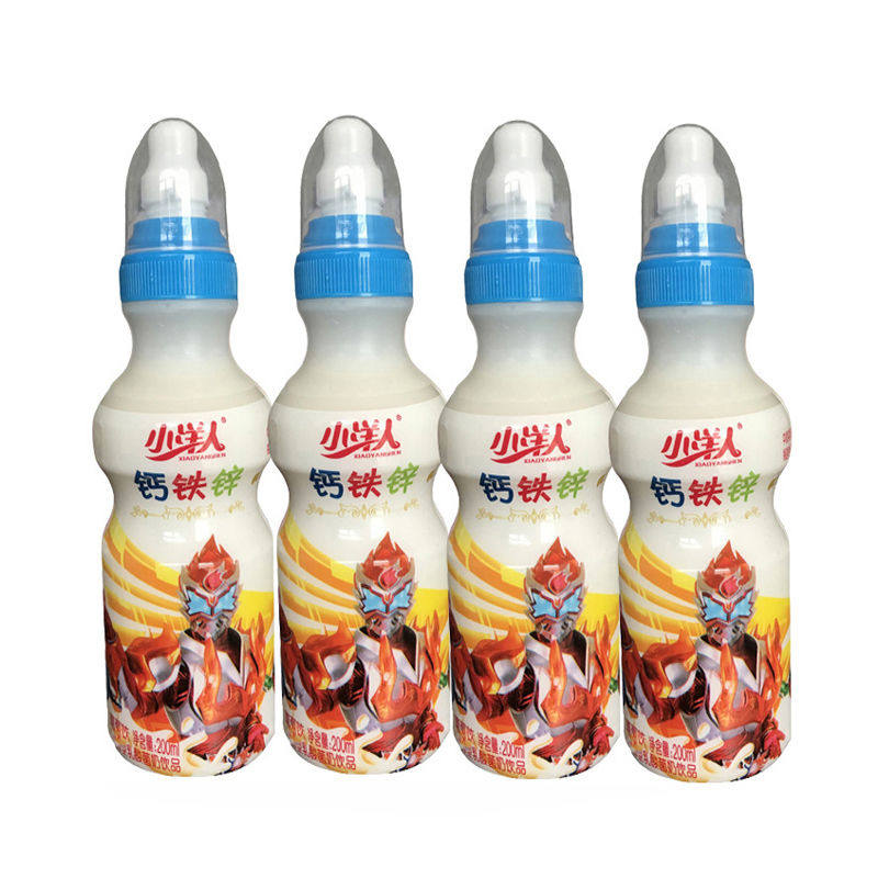 小洋人乳酸菌饮料铁锌奶嘴整箱24瓶200ml儿童传统糕点