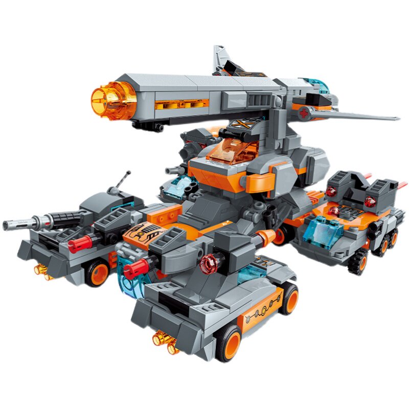 兼容乐高积木男生拼装智力拼图玩具益智男孩直变塑料积木