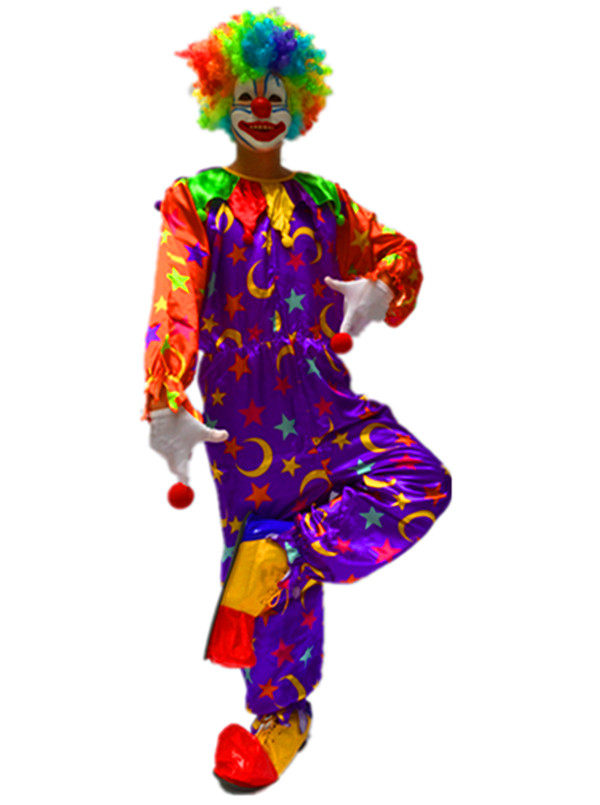 小丑服装魔术师服饰万圣节演出用品包邮套装成人服饰
