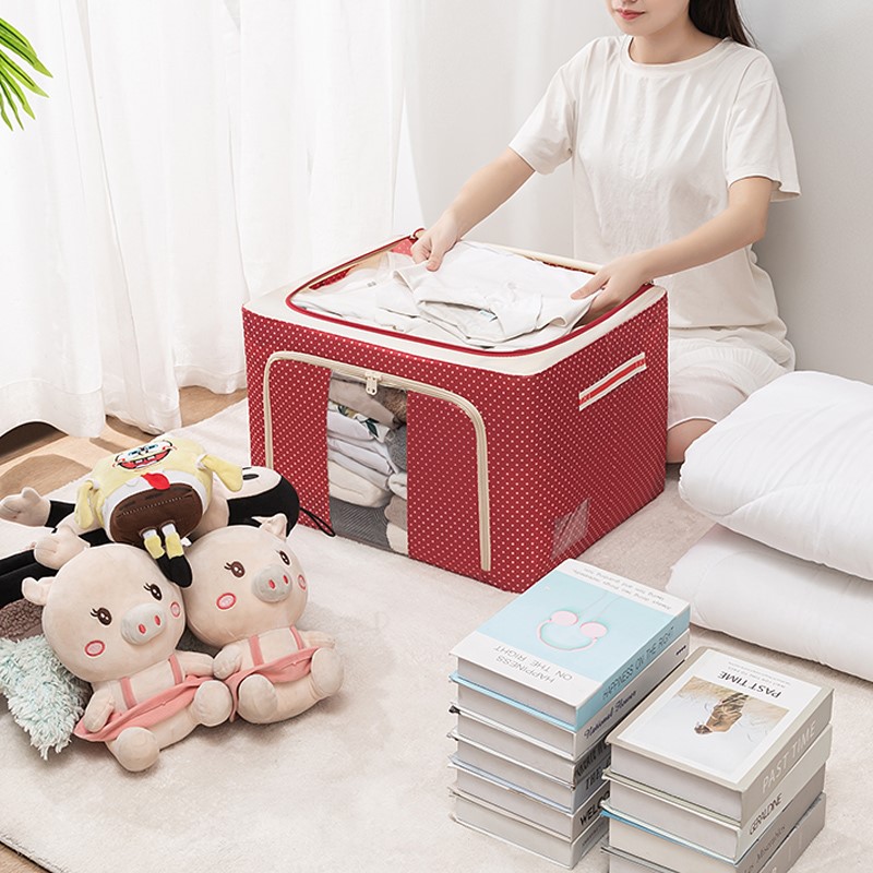 牛津布衣服收纳布艺大号整理玩具储物筐家用百纳收纳箱