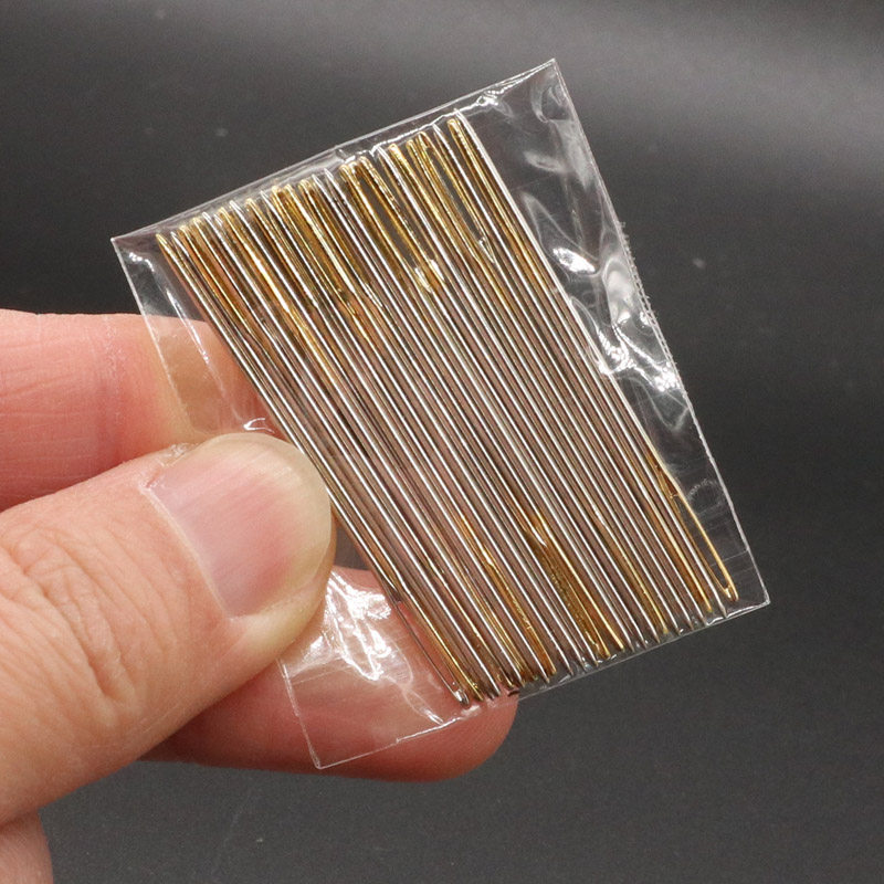 十字绣家用针金尾针钝头绣花针刺绣针绣针线送针瓶针