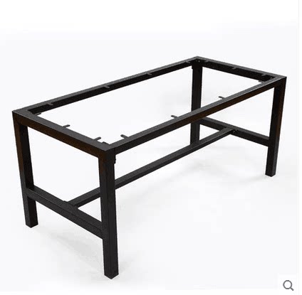 桌腿铁艺定制桌架支架桌脚餐台吧台铁架办公桌餐台脚