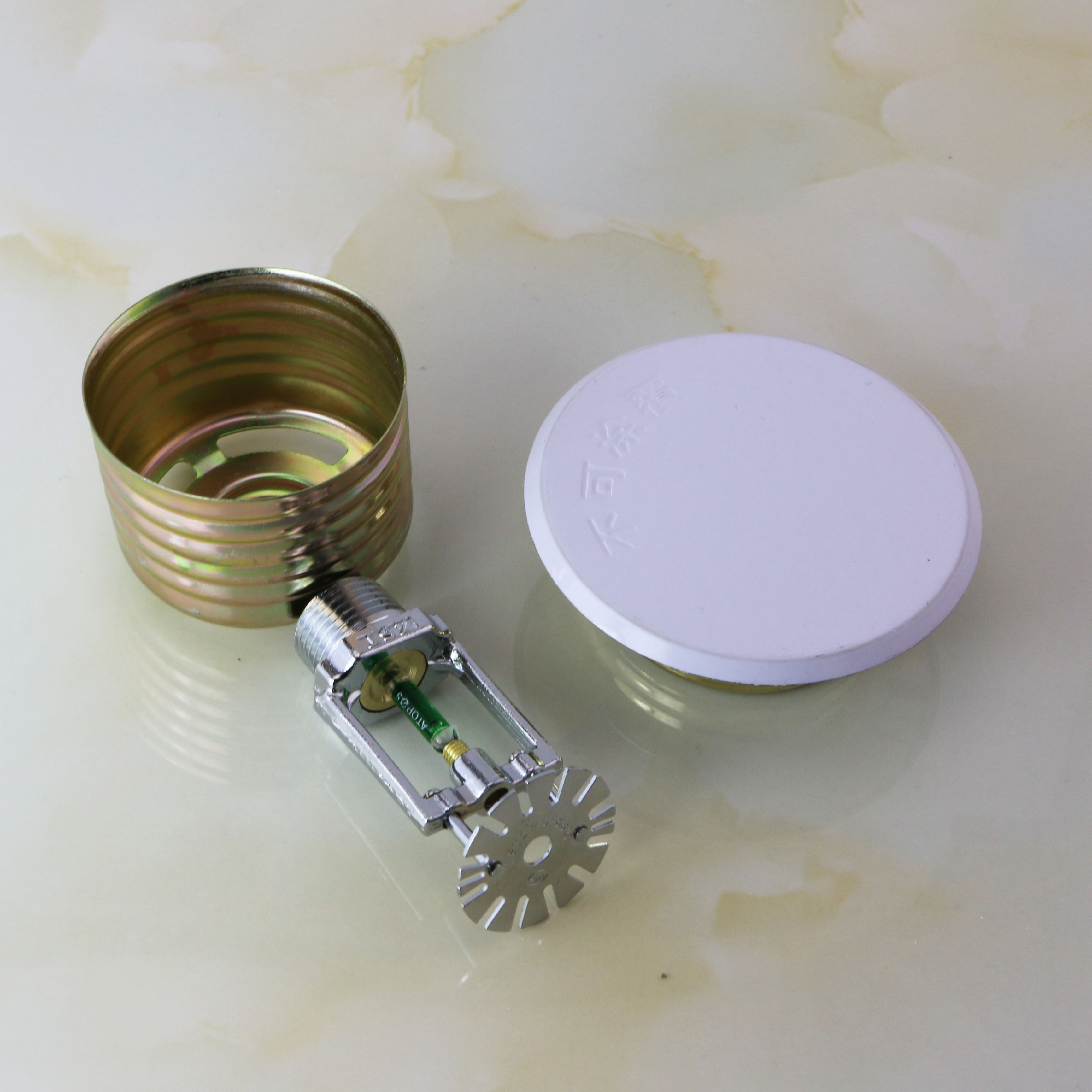 酒店吊顶隐藏隐蔽式消防喷淋头 暗装喷淋头 隐蔽暗喷头93° 度