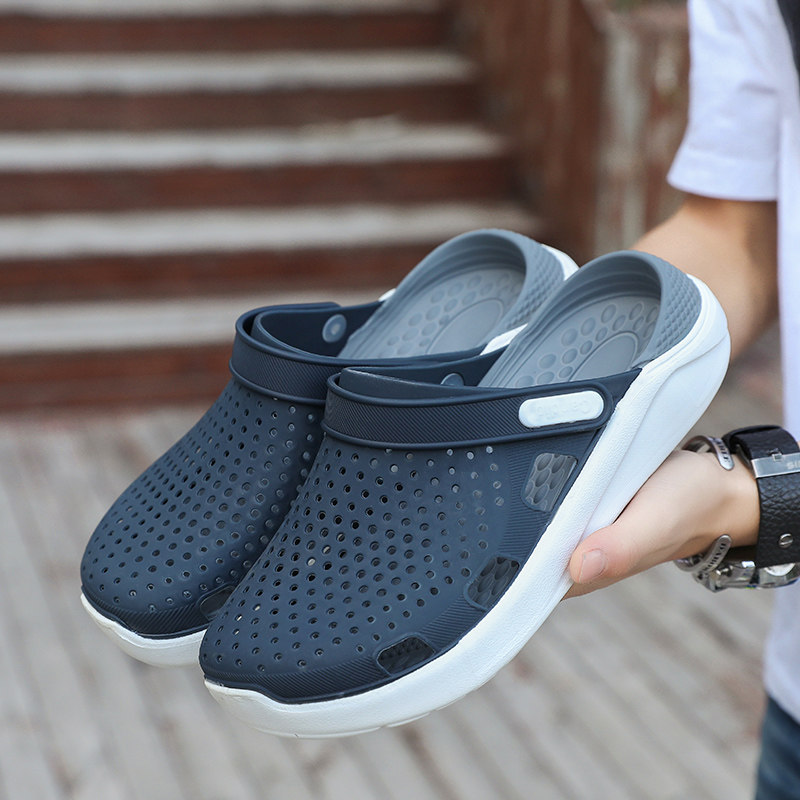 nativejefferson洞洞夏季男款休闲透气轻质韩版凉鞋洞洞鞋