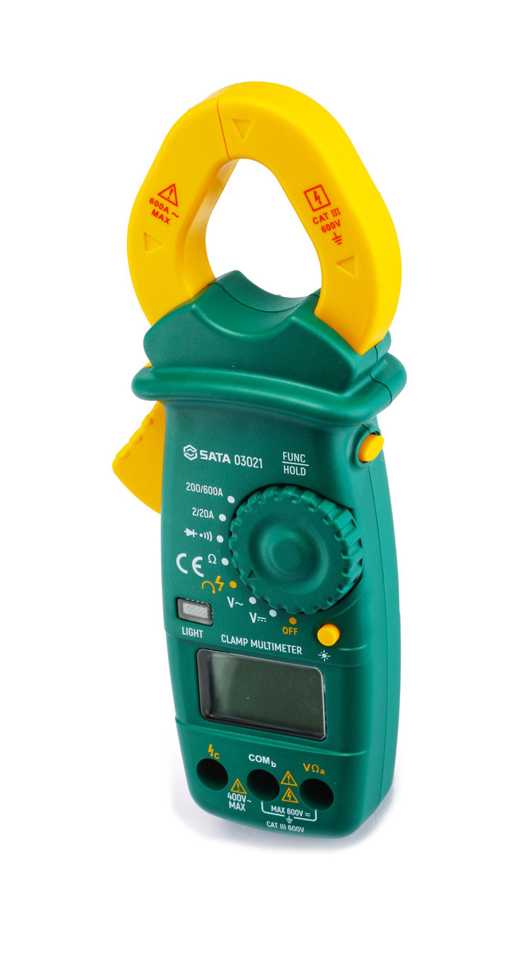 世达钳形03021数字数显钳口万用表03025高精度电流表钳形表