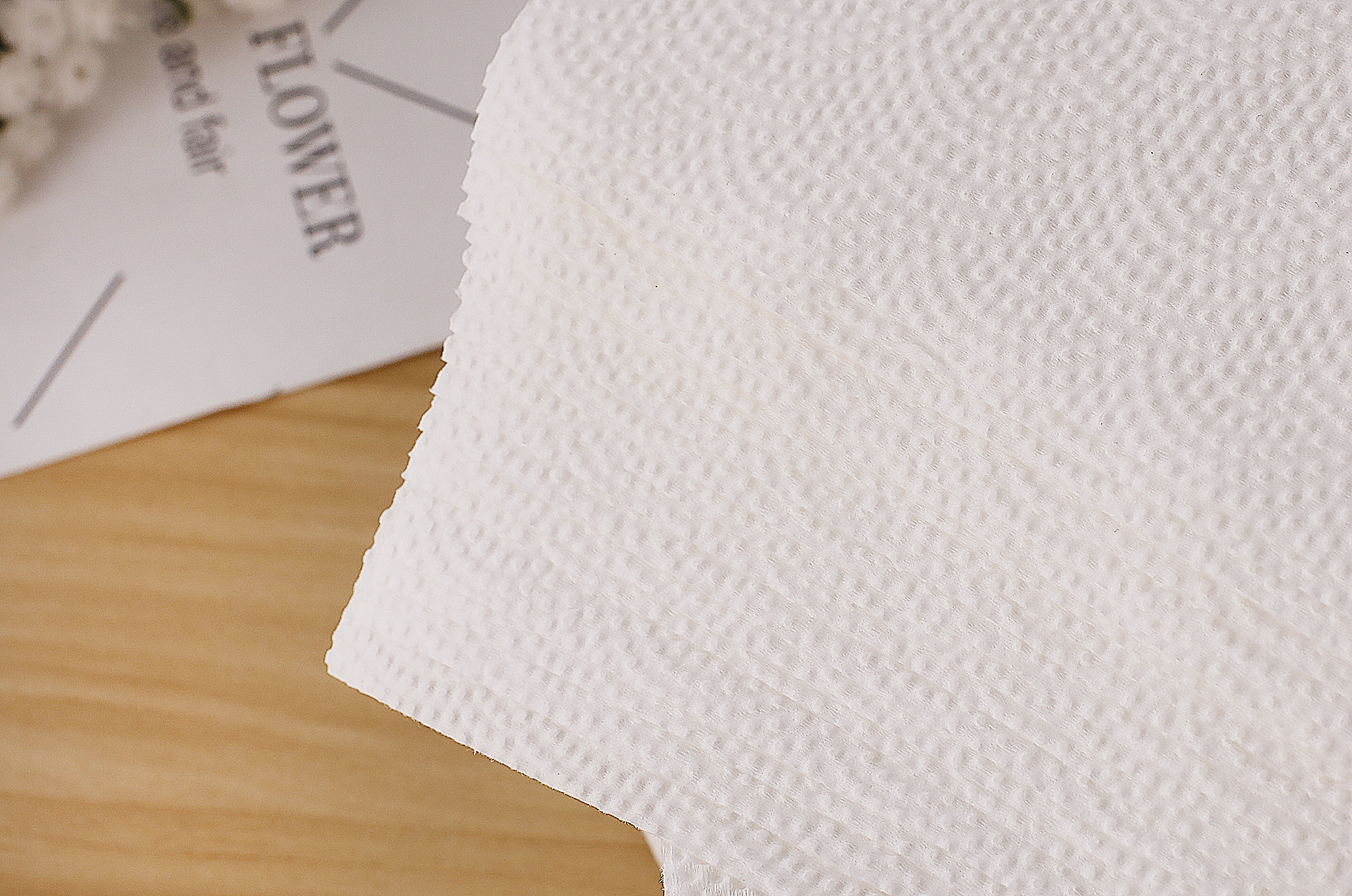 幸运果400张双层压花平板卫生纸 原生木浆家用厕纸整箱10包包邮