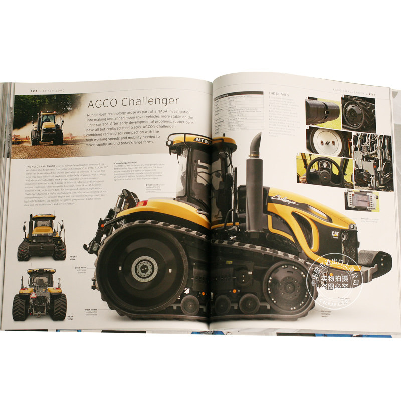 现货thetractorbook英语原版dk出版拖拉机百科书视觉图解图鉴大开全彩
