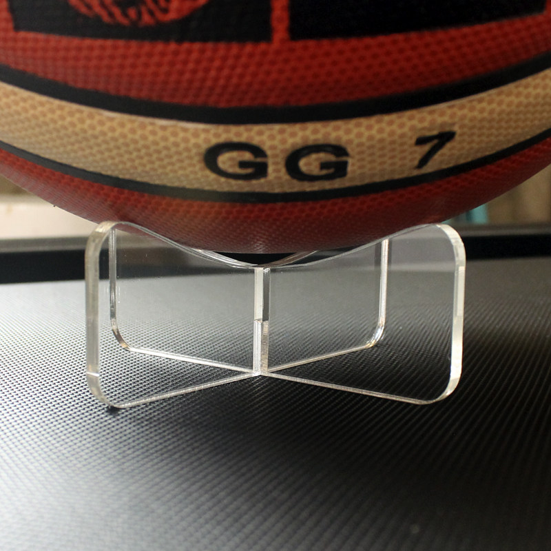 球托足球排球支架透明装饰摆放球台底座多功能球迷用品