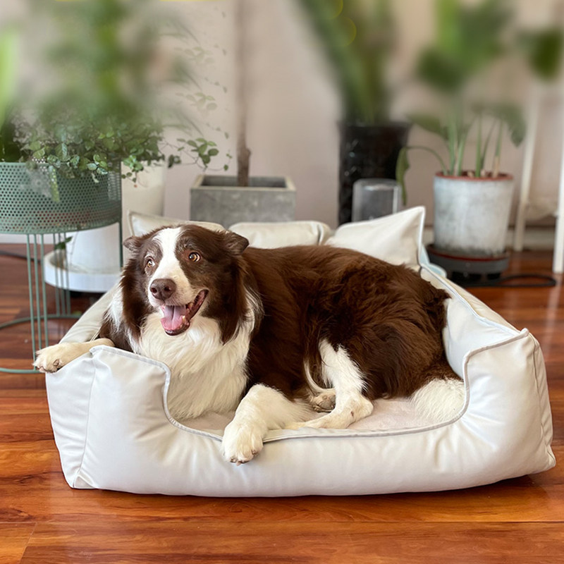 泰国乳胶宠物狗沙发床狗窝狗床四季通用冬季保暖防水可拆洗不粘毛