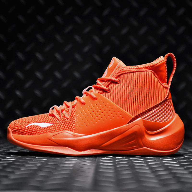 球鞋aj官方旗舰店官网正品男鞋冬季aj34橙色高帮篮球鞋