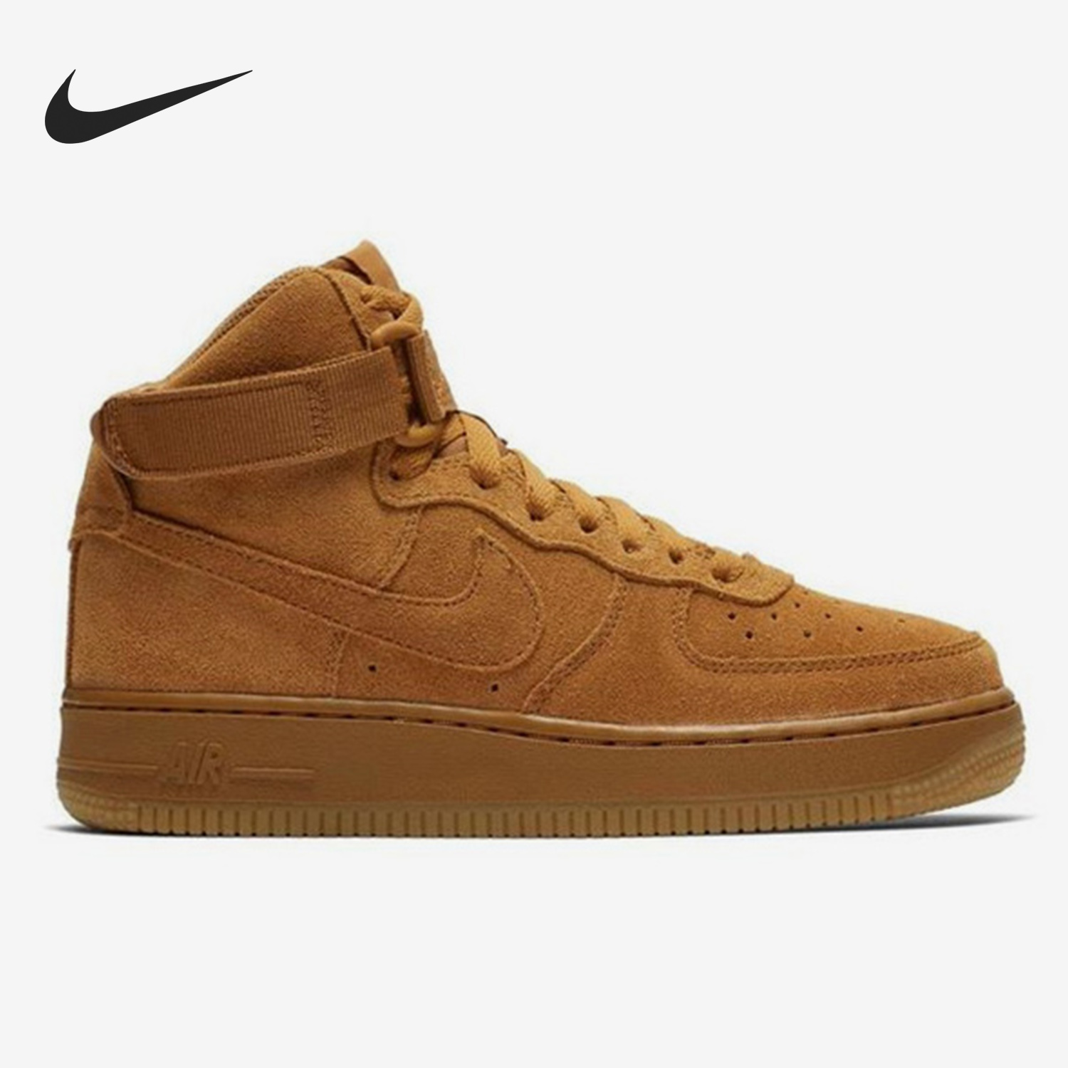 nike耐克正品airforce1af1耐克高帮空军一号小麦色807617