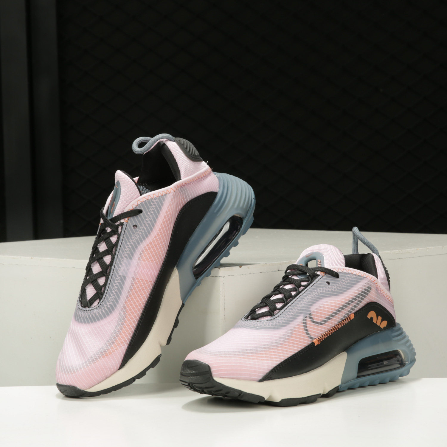 nike耐克正品airmax低帮女子厚底减震运动跑步鞋