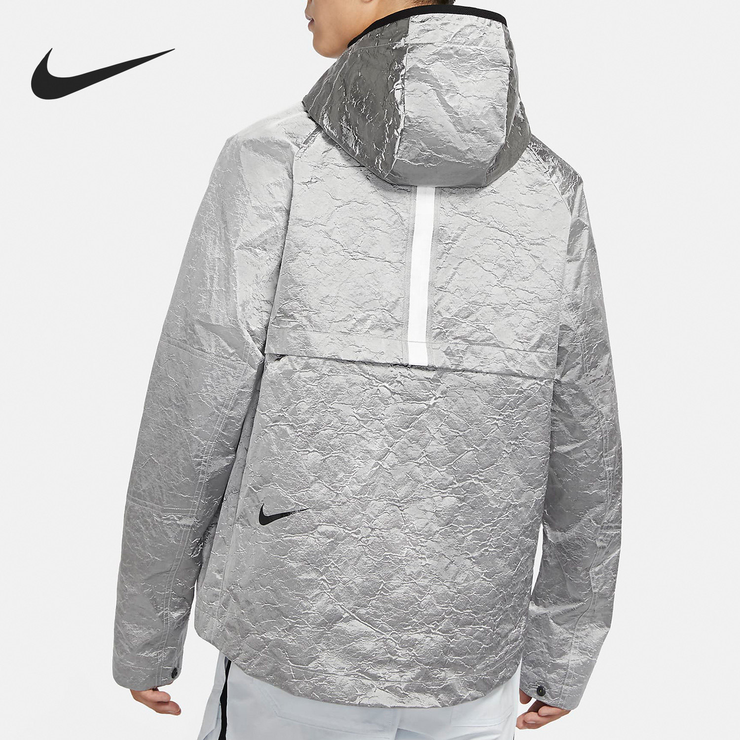 nike耐克正品2020nswtechpack男子梭织连帽运动茄克