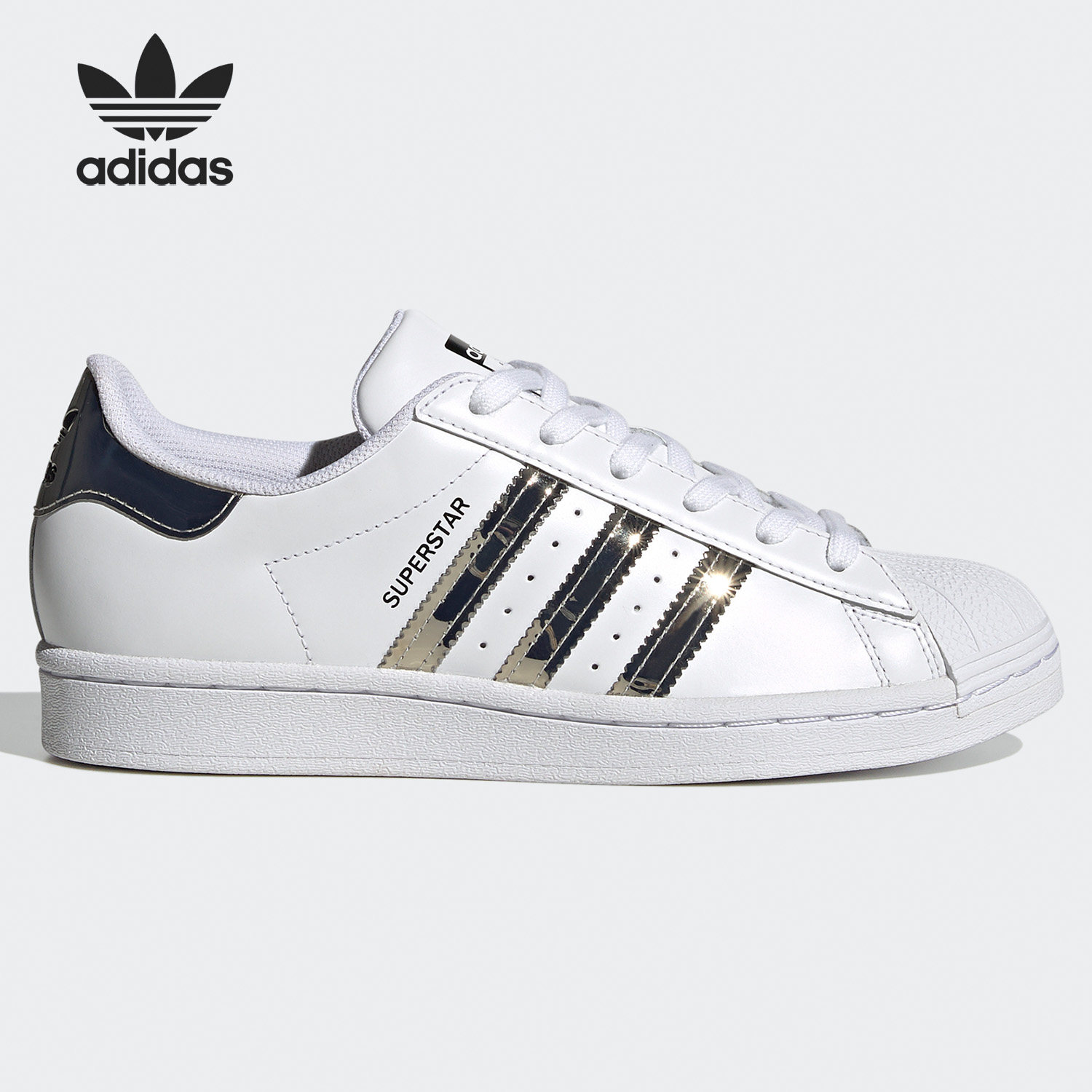 adidas阿迪达斯正品三叶草superstar女子经典运动鞋fw3915板鞋
