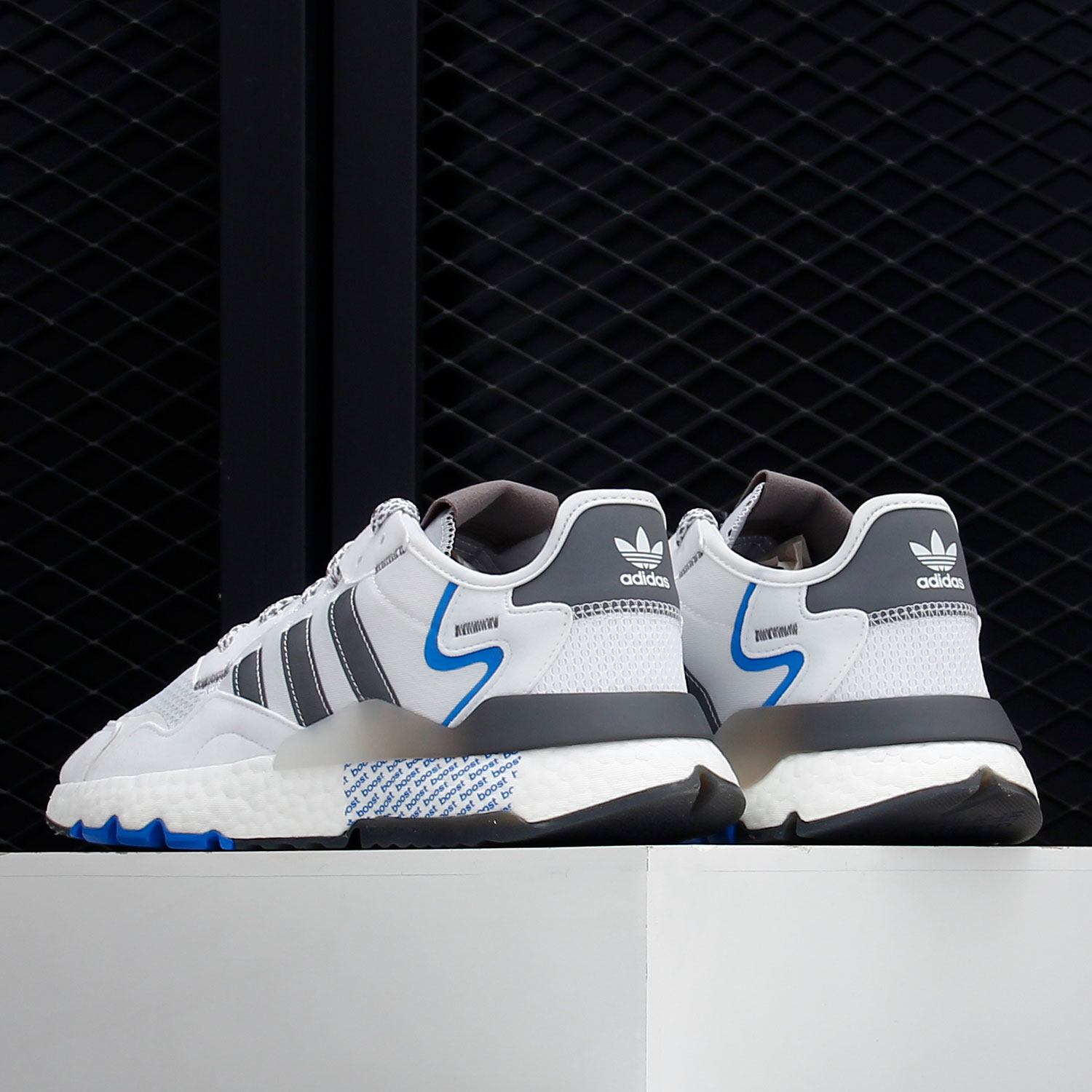 adidas阿迪达斯正品3m反光夜行者nitejogger男女休闲鞋运动休闲鞋