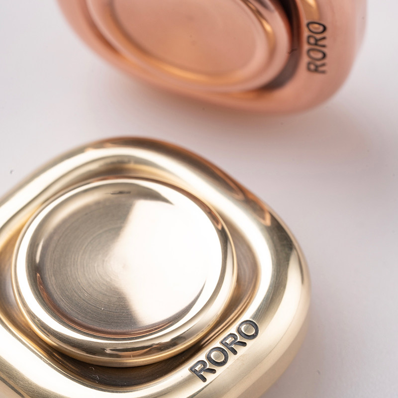 木樱潮品dzroro指尖陀螺紫铜成人指间旋转陀螺