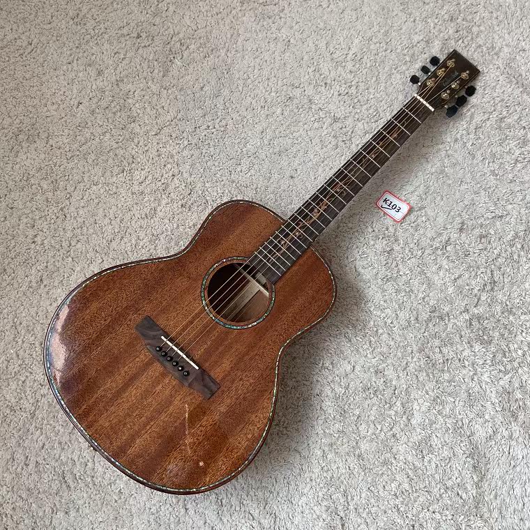 吉他特价清仓36寸桃花芯全单板民谣木吉库存吉他民谣吉他