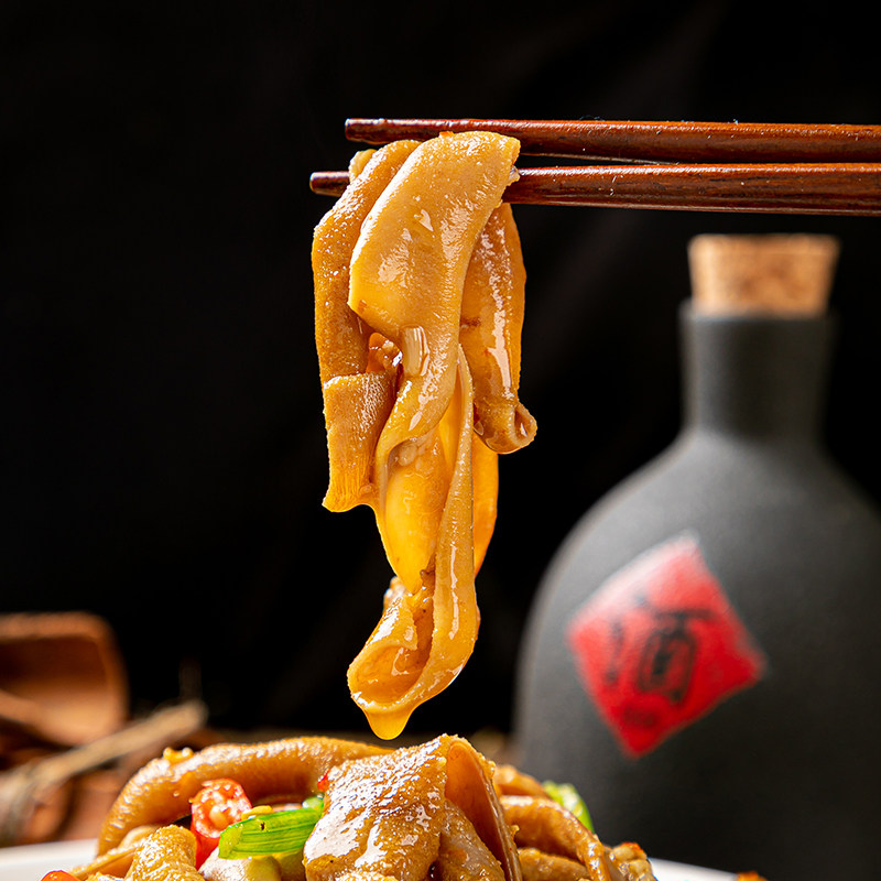 鹅肠500g新鲜卤水火锅速冻酒店饭店商用半成品鹅肉