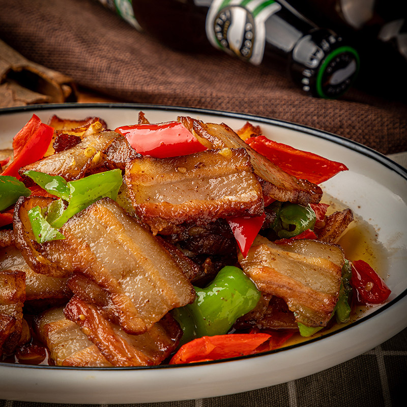 苗家坛香450g猪肉坛子腌肉腊肉五花酒店半成品生猪肉