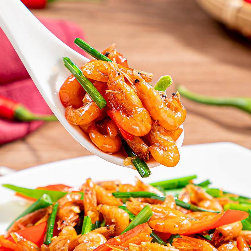 去须黄金150g宇荷酒店小炒虾米特色半成品食材其它