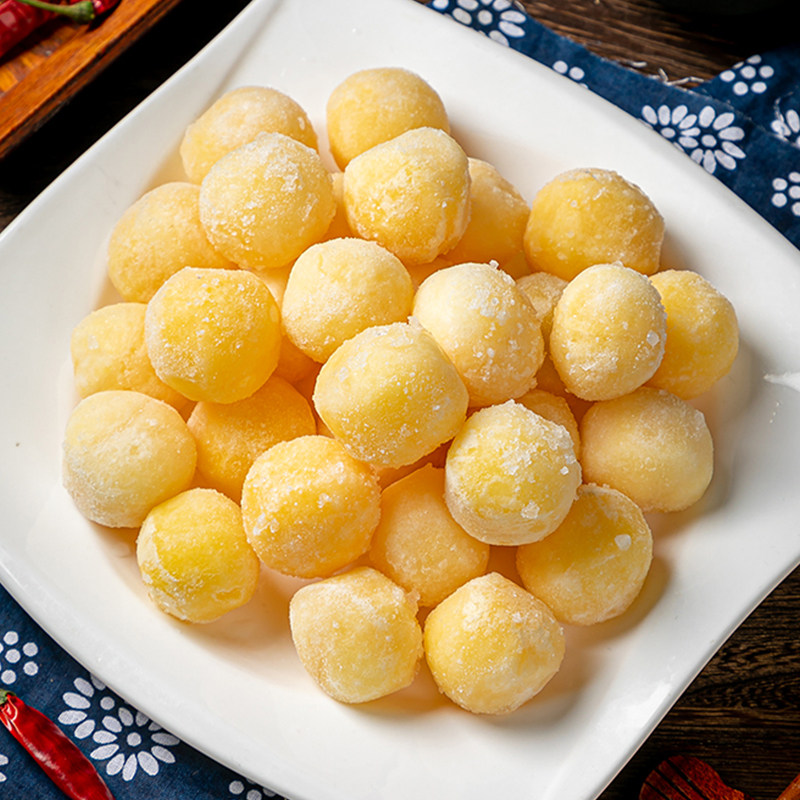 小土豆黄金油炸小吃点心迷你马铃薯酒店宴席半成品速食菜