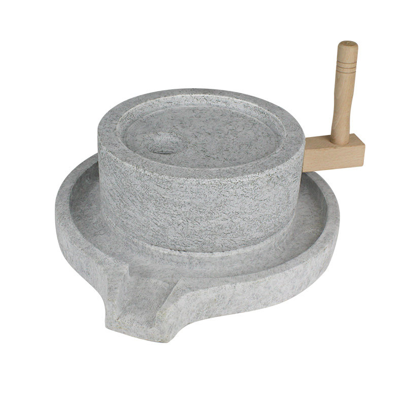 石磨家用石磨盘小石磨手推小型青石老石磨家用手工迷你手动豆浆机