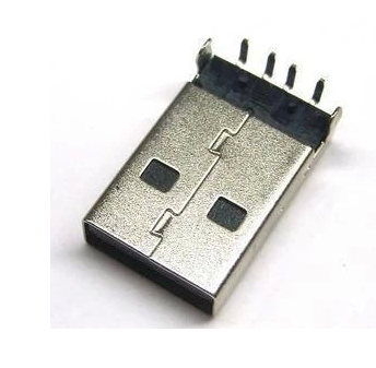 usb-a型接口母座/公座 90度弯脚 a母usb插座 弯针 usb a型接口