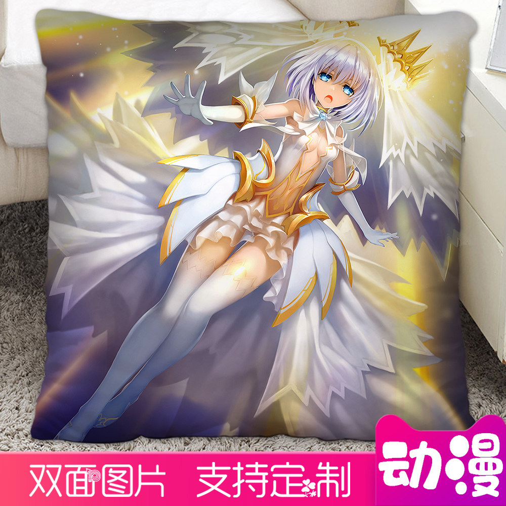 约会双面抱枕方抱枕睡觉定制二次元大作枕头动漫周边动漫毛绒