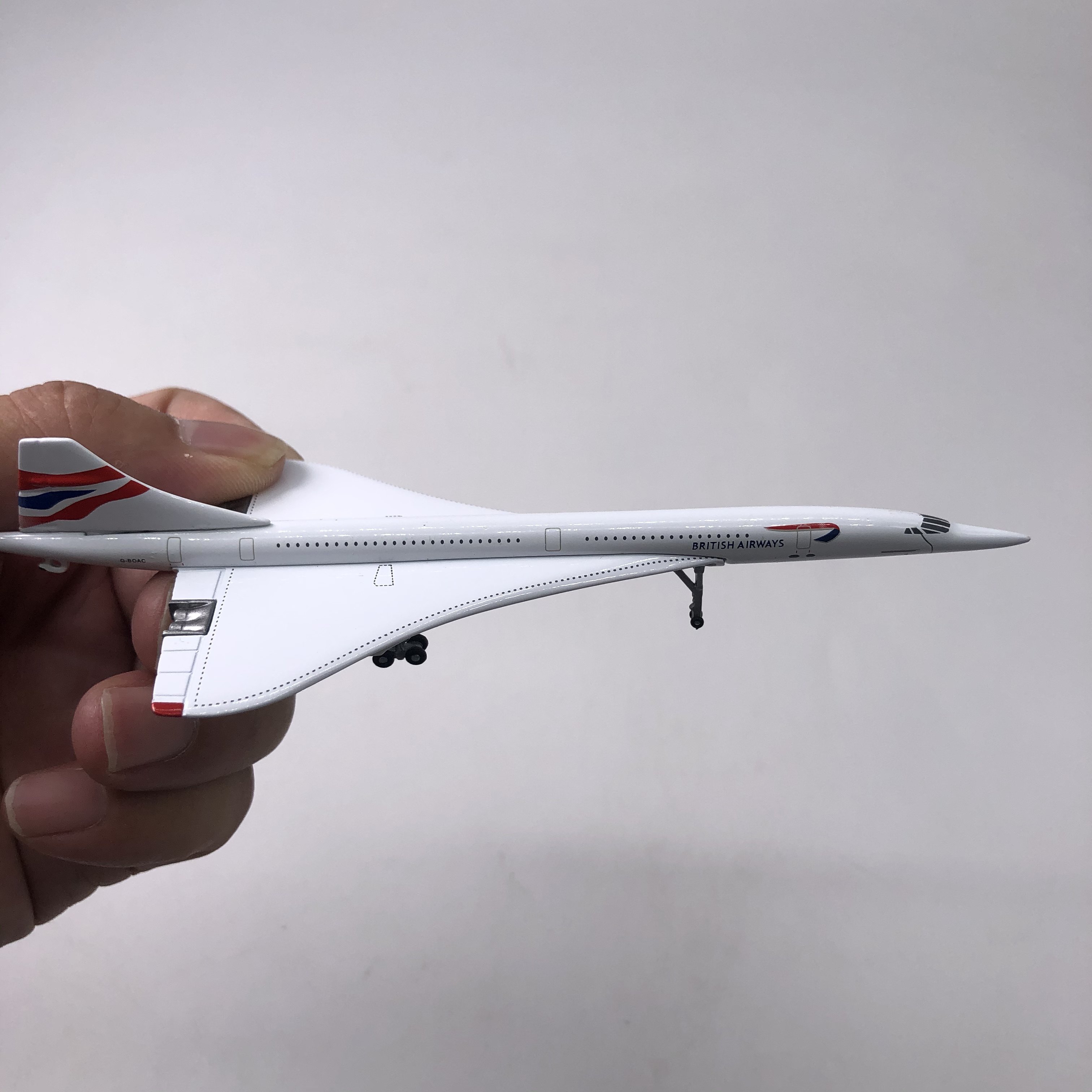 gj超音速飞机协和concorde合金飞机客机模型包邮火车